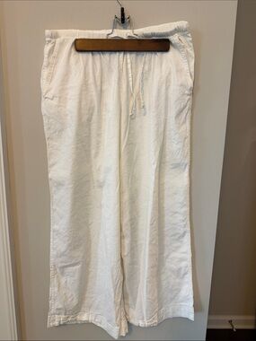 Athleta White Wide Leg Pants